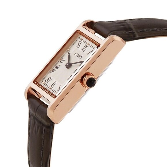 NWT Authentic Seiko Classic Lady Quartz White Dial Watch - Picture 2 of 3